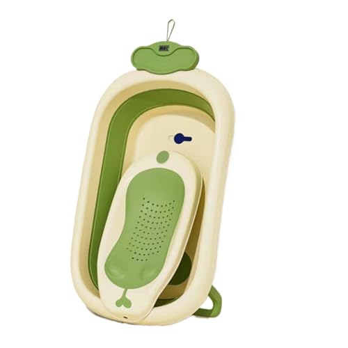 ベビーバス 折り畳み 大きめ 新生児 乳幼児 沐浴 洗い桶 ベビー お風呂 ソフトタブワイド バスタブ コンパクト 抗菌性と抗tPE素材は 赤ちゃん 子供用風呂 折りたたみ式ベビーバス 温度計&止水栓付き 滑り止め設計 お風呂サポート 収納簡単 厳選された