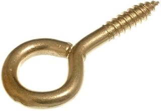 One Stop DIY 240 x SCREW IN EYE CLOSED HOOKS FIXING HANGER (No.18) 8MM x 75MM EB NEW