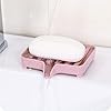 LCOZX Soap Dish with Drainage - Pink