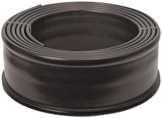 best plastic landscape edging that transforms your outdoor space 7 Suncast Plastic Landscape Edging Roll with Double Ridge Design, Flexible 5x20-Foot Coil for Gardens, Flower Beds, and Pathways, Black, Made in the USA