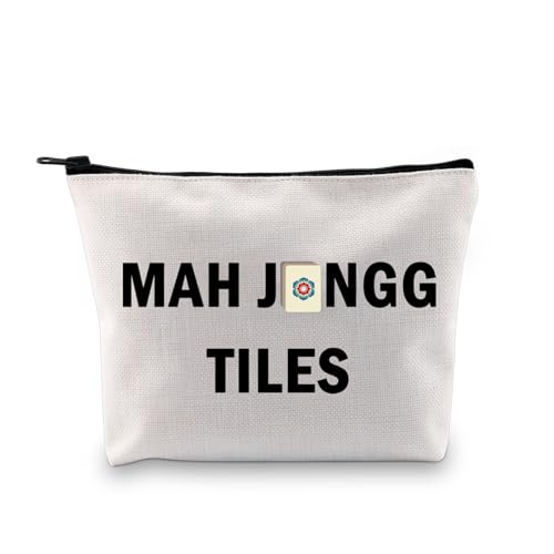 Bolsa Mah Jongg para accesorios y maquillaje 23x18cm