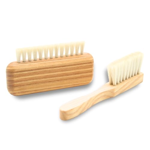 DOJA Barcelona Kit Limpieza Vinilos Discos   Set para Conservar Registros y Púas con Fácil Limpieza y Diseño Ergonómico   Cepillo de Limpieza de Vinilos y Agujas   Kit Limpieza Vinilos