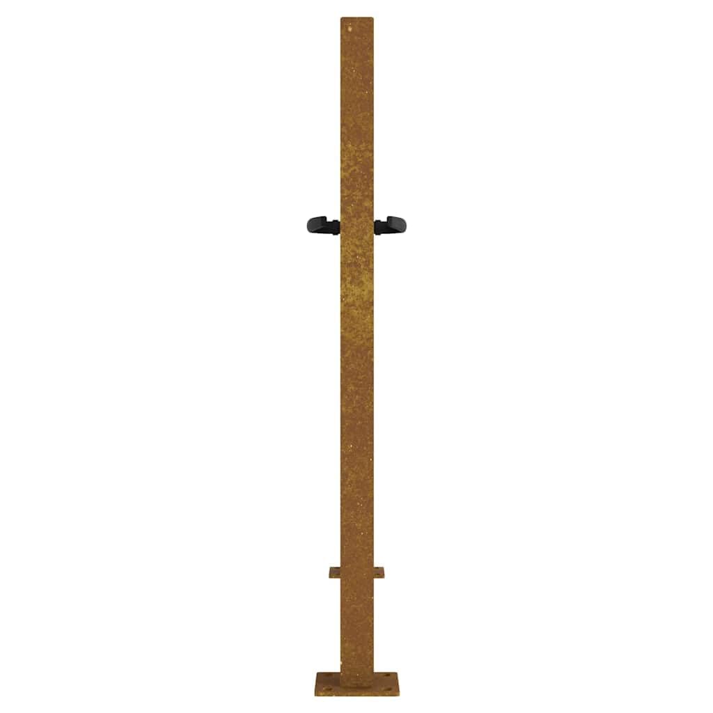 Refined Puerta de jardín 105x80 cm de acero corten