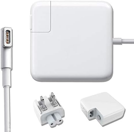 Mac Book Pro Charger, AC 60w Magsafe 1 Power Adapter Magnetic L-Tip Connector Charger for Mac Book Pro 13-inch(Before Mid 2012 Models)