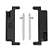 Zerodis Quality Clock Band Connector Adapter with Spring Bars, Watch Bands from 20 to 22 Mm, Compatible, Excellent Replacement for Damaged Connectors (1 Pair)
