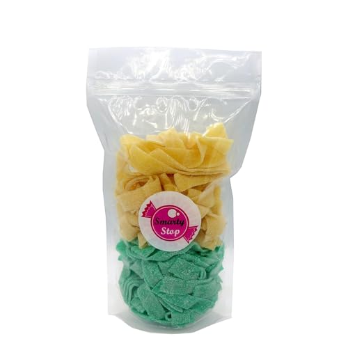 Smarty Stop Sour Every Flavor Mixed Gummy Belts Candy 1 Pound (Mango-Green Apple)