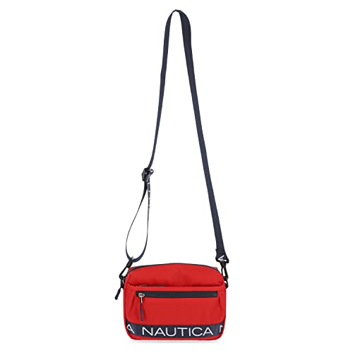 Image of Nautica Nylon Bean crossbody /Belt Bag adjustable shoulder strap