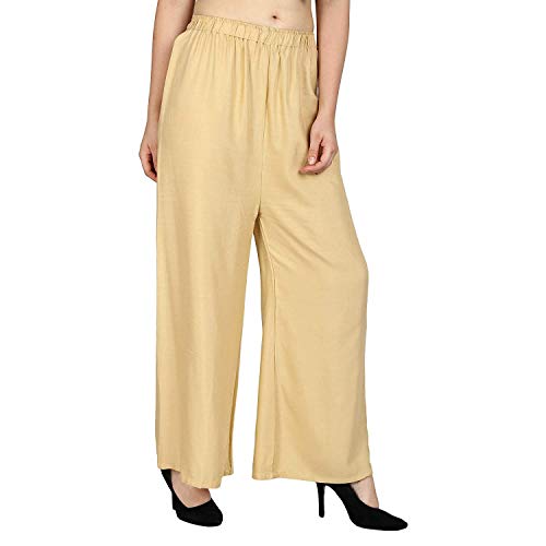 Image of Zen Women's Plus Size Palazzo - 9XL - Waist Size up to 58