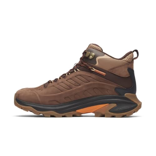 Image of Merrell mens Moab Speed 2 Leather Mid Waterproof | Hiking Boots