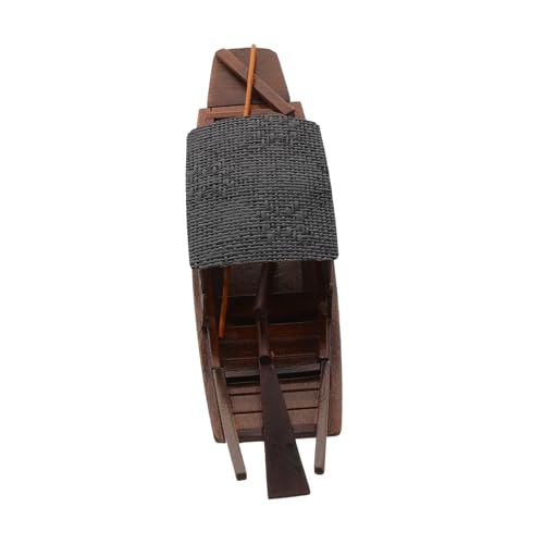 Modèle de bateau miniature bois pour décoration marine et figurine voilier