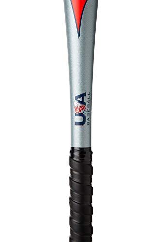 Mizuno PWR ALLOY -10 USA Youth Baseball Bat | 2 5/8 inch Barrel | 1 Piece Aluminum | Aerospace Grade Alloy | Multiband Barrel | Cushioned Grip3
