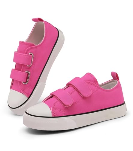 Image of Toddler Little Kid Cushioned Canvas Shoes Slip On Sneakers Soft and Durable