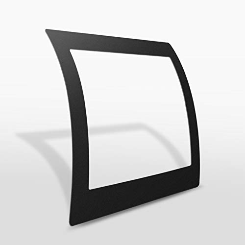 Gaxeta de LCD preta 9,5 x 6,7 pol. Proteção contra derramamento de resina com panos anti-poeira comp