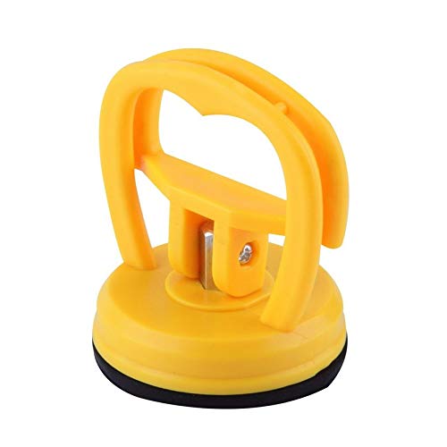 Mini Car Truck Auto Dent Body Repair Glass Mover Tool Suction Cup Dent Remover Puller Glass Metal Lifter Locking Quick Yellow