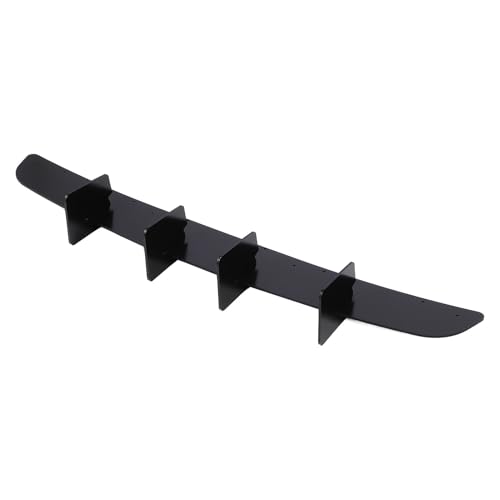 BOROCO Difusor de Labio de Parachoques Trasero Negro Brillante Aerodinámica Mejorada Aspecto Deportivo Kit de Carrocería de Alerón de Labio Resistente para MK2.5 Rline Facelift