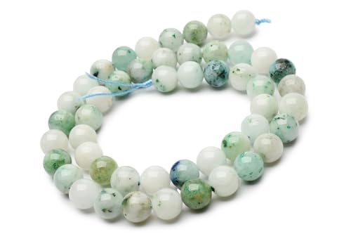 【福縁閣】希少◇ペルー産 クリソコラシリカ 8mm １連（約３８ｃｍ） _RG658-8 天然石 パワーストーン