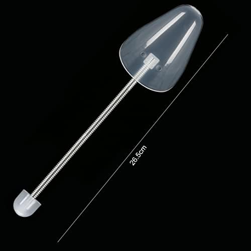 Incutex 5 pairs of women shoe trees size UK 2-5 plastic shoe shaper for women men, unisex shoe former, transparent