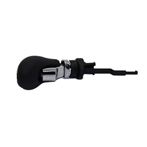 Pomo De Palanca De Cambios Para Opel Mokka 2011-2020 - Negro, Cuero Y ABS, Compatible Con Cajas De 5 Y 6 Velocidades