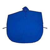 Lightweight Waterproof Rain Poncho for Wheelchairs - Windproof, Reflective Safety Feature for Adults