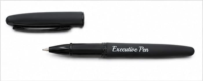 Image of Executive Pen, Matte Black Finish, Ballpoint Writing Pen