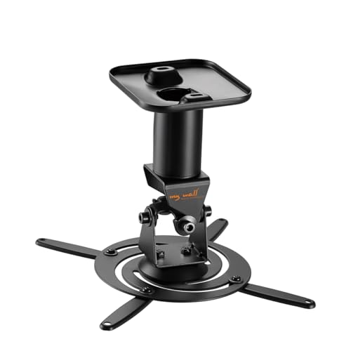 My Wall H 16-1 ESL - Supporto da soffitto per videoproiettore girevole, inclinabile, colore: Nero