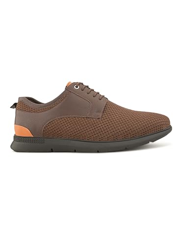 Image of San Frissco Men's Solid Sneaker Casual Lace-Up Shoes | Soft Cushioned Footbed with EVA Sole | Comfortable and Trendy Casual Shoes for Office and College