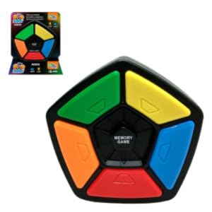 Jogo da Mem&oacute;ria Interativo Pop Memory Penta, 13,5 cm, com Luzes e Sons, Formato Estrela