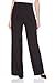 Produktbild Roman Originals Damen Weite Palazzo-Hose - Volle Länge Jersey Büro Formell Elegant Abends Ausgestellt Hohe Taille Elastische Schlupfhose - Schwarz - Größe 42
