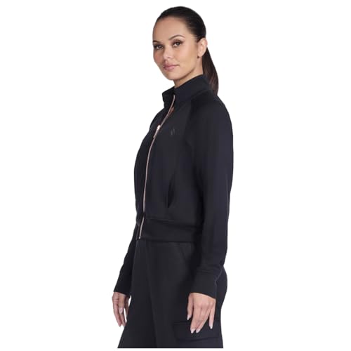 Skechers Donna Skechluxe Elevate Giacca In Nero, Taglia 2XL - 4