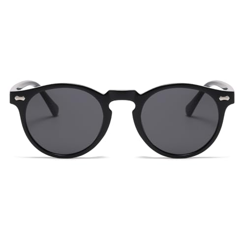 Image of JOVAKIT Vintage Kids Polarized Sunglasses for Girls Boys Age 2-9, Round Sun Glasses for Children UV400 Protection