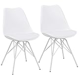 Vielseitig einsetzbar ob Küche, Messen, Wartezimmer, Wohnzimmer ist dieser Stuhl ein echter Hingucker.