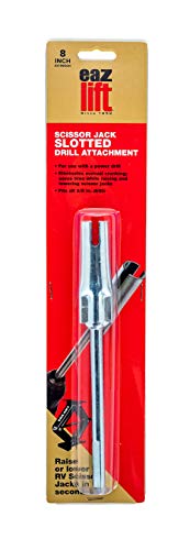 EAZ LIFT Slotted Drive-Assists in Adjusting Your RV or Trailer's Scissor Jack |
