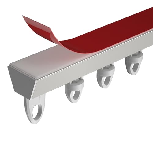 Rail de rideau de plafond idéal pour cloison de lit et séparation de pièce - 2