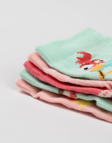 Disney Moana Girls Multicoloured Calf Socks Set of 5 | Various Patterns for Everyday Wear | Character Socks for Kids4