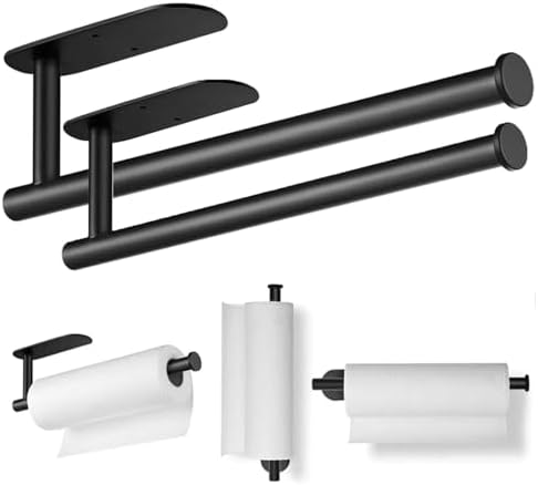 Microcase Çok Amaçlı Mutfak Banyo Tuvalet Paslanmaz Çelik Kağıt Havluluk 2 ADET AL5447 (Gümüş) - Görsel 1