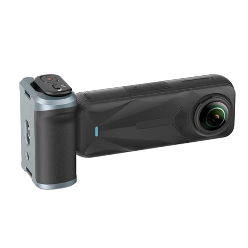 For Street Grip Vlog�z���_�[ �R���{�J�����O���b�v�z���_�[For insta360 X4 air/X5 �J�����p Bluetooth�Ή� �X�g���[�g�t�H�g�O���t�B�[�n���h�� �R���p�N�g�Ŏ����^�тɕ֗�