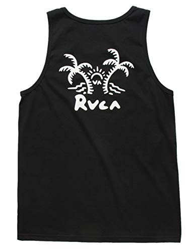 RVCA Men Palmer Tank Top Black Small
