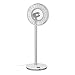 Klarstein Whisperwind - Ventilatore, 9 Pale (12"/30,5 cm), 1531 m³/h, 3 Funzioni: Normale/Naturale/Notturna, 12 Livelli, Display, Oscillazione, Timer 12h, Motore BLDC, 30 W, Bianco, con Cavo
