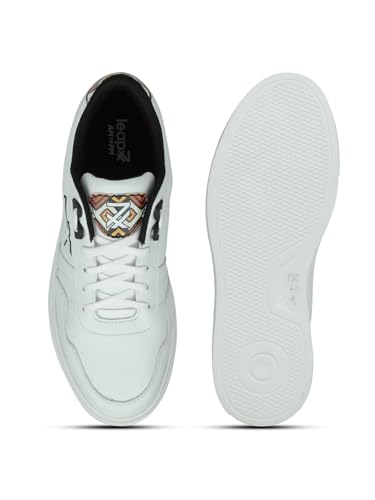 Image of Liberty Leap7x NICOLAS-1E Lacing Casual Sneakers for Men with EVA Sole|PVC Upper|Memory Foam Insole|Stylish & Comfortable|Breathable, Lightweight & Flexibility|Shock Absorption