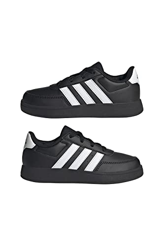 adidas Breaknet Lifestyle Court Lace, Sneakers Unisex - Bambini e ragazzi, Core Black Ftwr White Ftwr White, 39 1/3 EU