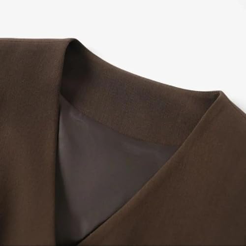Chaleco de traje mujer casual para oficina y exterior 4