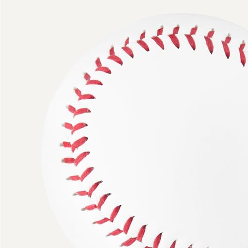 Amazon Basics Bucket of Practice Baseballs, 24 Count, Regulation Size 9-inch, Youth League