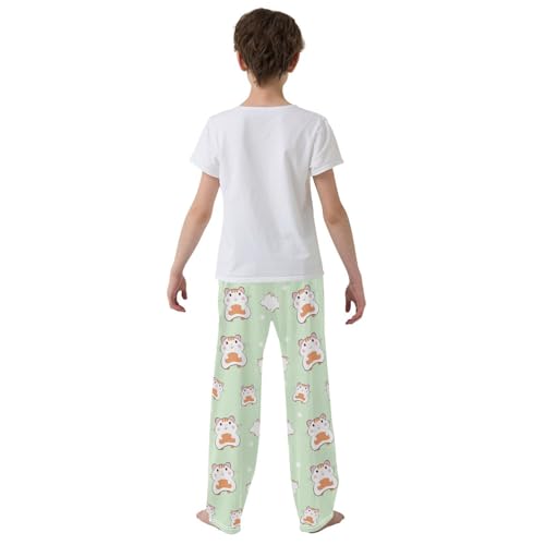 ZZKKO Cute Hamster Boys Pants for Kids Jogger Pants with Pockets S-XL3