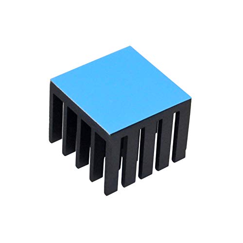Disipador térmico de aluminio con cinta conductora para refrigeración de chips IC y componentes MOS 4
