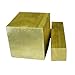 1piece Square Brass Rod Flat Plate Seamless Metal Bar, Length 200mm Processable Industrial Solid Brass Strip(10x10x200mm)