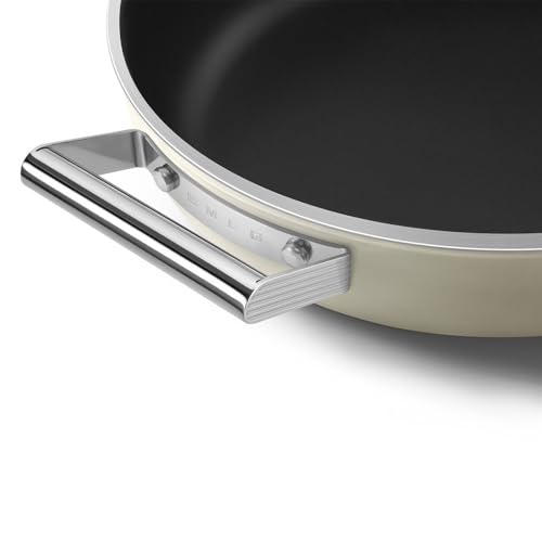 Sauteuse crème 28cm + couvercle DPF2812CRM SMEG - vue 6