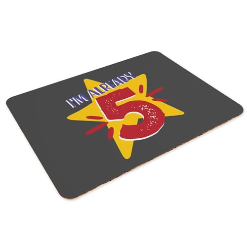Sets de table antidérapants en liège noir anti-rayures pour grand format - 3