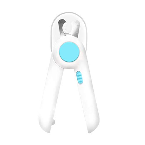 Nishore Cortador de unhas para animais de estimação Cortador de unhas para cães e gatos com luz LED