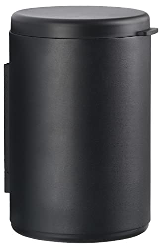 Zone Denmark Rim Mülleimer, Kosmetikeimer für die Wand, 3,3 Liter, Schwarz