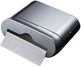 Paper Towel Dispenser Wall Mounted Tissue Box Hand Towel Dispenser Holder For Hotel Household Bathroom Kitchen ToiletblackWhiteGoldenSilver) (Color : Silver)